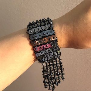Sequined Stretchy Draped Bracelet